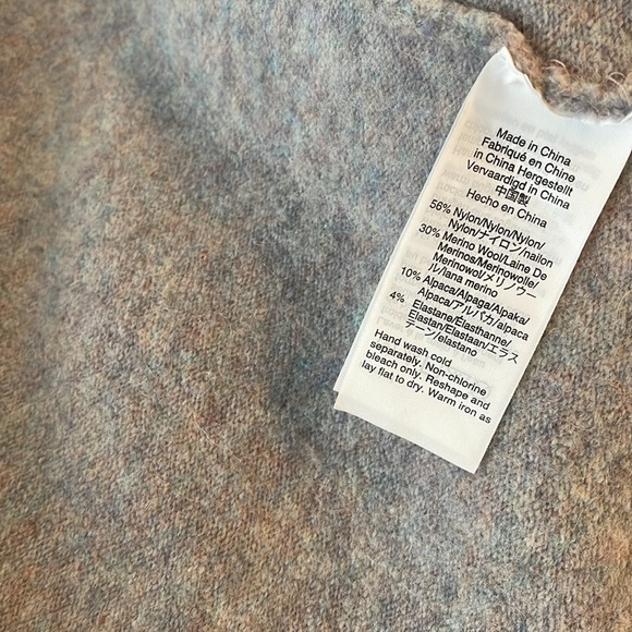 Small Madewell cardigan grey speckled - Picture 6 of 6